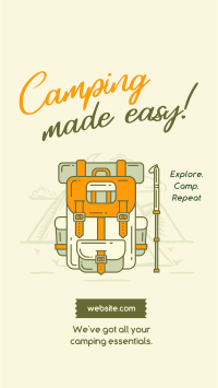 Camping made easy YouTube short Image Preview