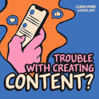 Trouble Creating Content? Instagram Post Preview