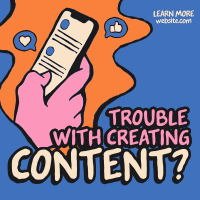Trouble Creating Content? Instagram post Image Preview