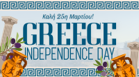 Greece Independence Day Patterns Video Image Preview