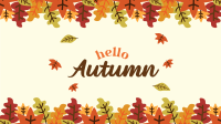 Hello Autumn Facebook event cover Image Preview