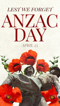 Anzac Day Collage TikTok video Image Preview