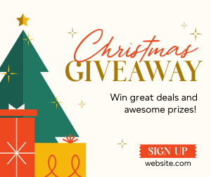 Christmas Holiday Giveaway Facebook post Image Preview