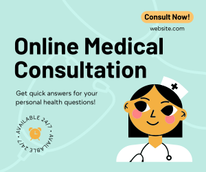 Online Medical Consultation Facebook post Image Preview