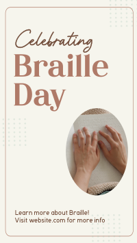 International Braille Day Instagram Story Design