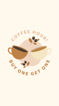 Buy 1 Get 1 Coffee Facebook Story Image Preview