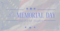 Elegant Memorial Day Facebook ad Image Preview