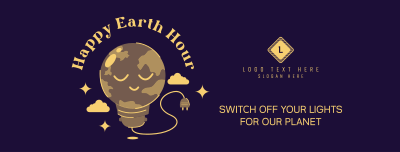 Happy Earth Hour Facebook cover Image Preview