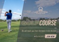Golf Course Postcard Design