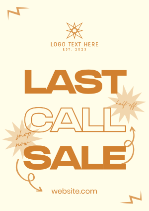 Final Call Discounts Flyer Image Preview