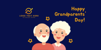 Grandparents Day Illustration Greeting Twitter post Image Preview