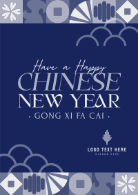 Chinese New Year Tiles Poster Image Preview