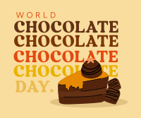 Chocolate Special Day Facebook Post Design