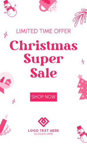 Quirky Christmas Sale Instagram story Image Preview