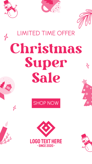 Quirky Christmas Sale Instagram story
