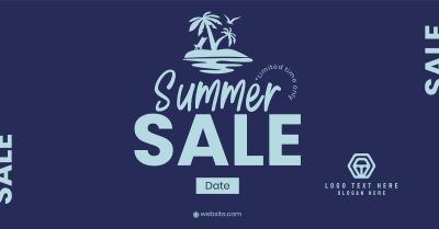 Island Summer Sale Facebook ad Image Preview