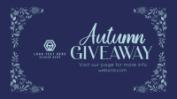 Autumn Giveaway Post Video Image Preview