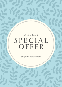 Special Offer Leaves Flyer Image Preview