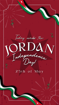 Jordan Independence Ribbon Facebook Story Preview