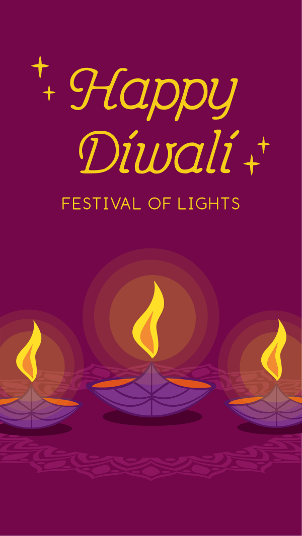 Happy Diwali Instagram Story Design