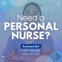 Modern Personal Nurse Linkedin Post Image Preview