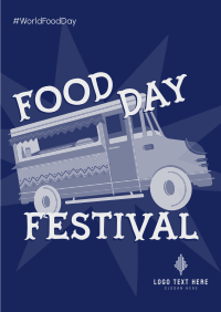 Food Truck Fest Poster Design