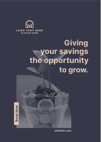 Grow Your Savings Flyer Image Preview