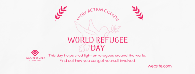 World Refugee Support Facebook cover Image Preview