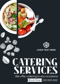 Food Bowls Catering Flyer Image Preview