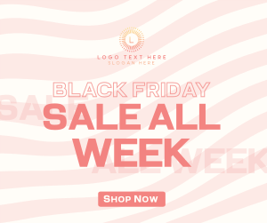 Pattern Black Friday Facebook post Image Preview