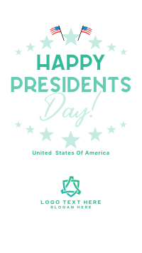 Day For The Presidents Facebook Story Design