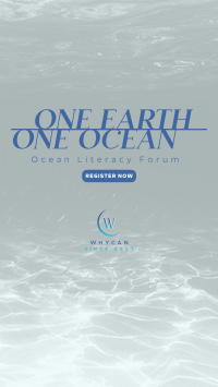 One Ocean Instagram Story Design