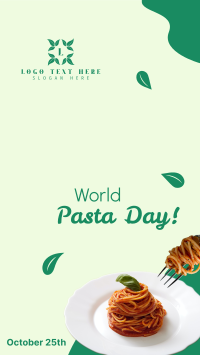 World Pasta Day Greeting Instagram story | BrandCrowd Instagram story Maker