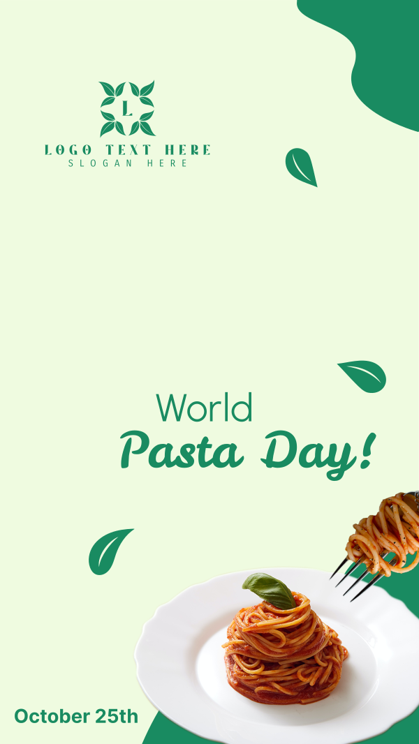 World Pasta Day Greeting Instagram Story Design Image Preview