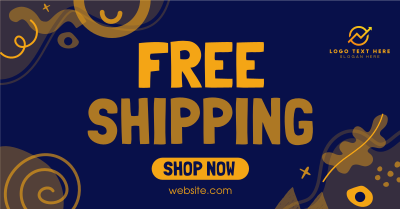 Quirky Shipping Promo Facebook ad Image Preview