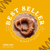 Tasty Pretzel Instagram post Image Preview