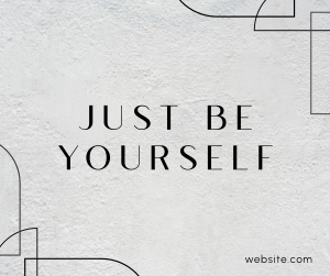 Be Yourself Facebook post Image Preview