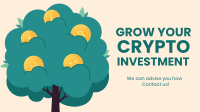 Cryptocurrency Tree Facebook Event Cover Design