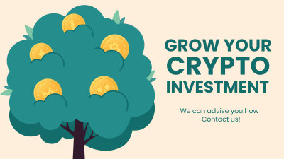 Cryptocurrency Tree Facebook event cover Image Preview