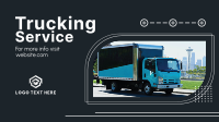 Trucking lines Facebook Event Cover Design