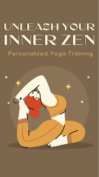 Quirky Yoga Unleash Your Inner Zen Instagram story Image Preview