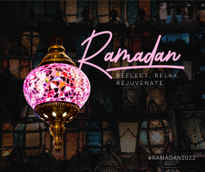 Ramadan Stained Lamp Facebook post