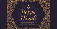 Fancy Diwali Greeting Facebook Ad Design