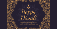 Fancy Diwali Greeting Facebook ad Image Preview
