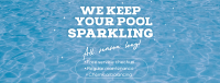 Sparkling Pool Services Facebook Cover Design