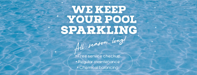 Sparkling Pool Services Facebook cover Image Preview