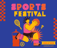 Go for Gold on Sports Festival Facebook post Image Preview