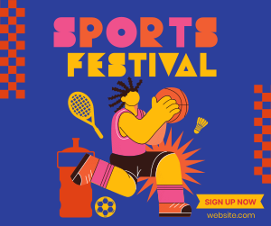 Go for Gold on Sports Festival Facebook post Image Preview