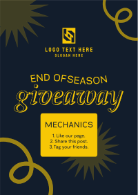 End of Season Giveaway Flyer Image Preview