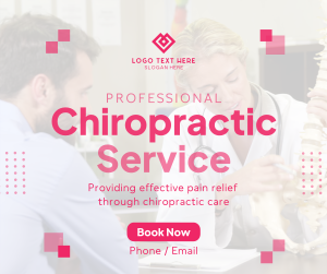 Professional Chiropractor Facebook post Image Preview